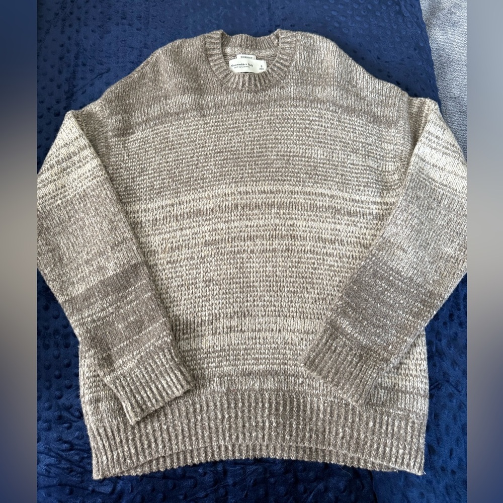 Abercrombie & Fitch x Harry Styles Collab Oversized Soft brown Knit Sweater